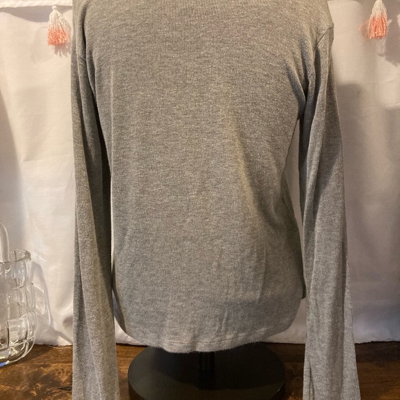 Grey Brandy Melville Long Sleeve - Picture 2 of 3